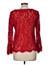 Rose + Olive Red Long Sleeve Blouse Size M - photo 2