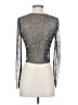 Unbranded 100% Polyamide Gray Long Sleeve Top Size S - photo 2