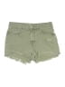 Primark 100% Cotton Green Denim Shorts Size 6 - photo 1