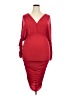 HAUTE FOX Red Cocktail Dress Size 2X - photo 1