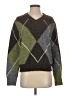 Zara Argyle Green Pullover Sweater Size S - photo 1