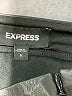 Express 100% Polyester Black Faux Leather Skirt Size 8 - photo 4