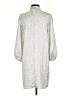Ann Taylor 100% Polyester Gray Casual Dress Size XS - photo 2