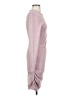 Express Solid Gray Pink Casual Dress Size S - photo 4