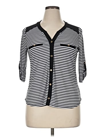 Susan Lawrence 3/4 Sleeve Top (view 1)