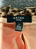 Haver 100% Polyester Animal Print Brown Long Sleeve Blouse Size 1X - photo 7