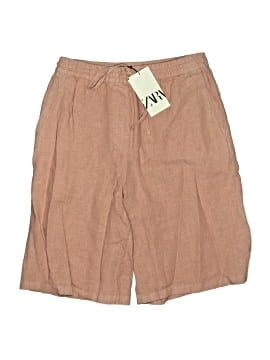 Zara Khaki Shorts (view 1)