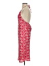 Gap 100% Silk Paisley Red Cocktail Dress Size 1 - photo 5