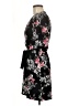 Unbranded Floral Black Casual Dress Size M (estimated) - photo 5
