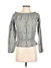 Japna 100% Cotton Gray Long Sleeve Blouse Size M - photo 1
