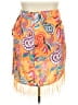 Shein Curve Paisley Orange Casual Skirt Size 18 Plus (3) - photo 1