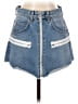 Carmar 100% Cotton Blue Denim Skirt Size 28 waist - photo 1