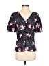 Club Monaco Black Short Sleeve Blouse Size M - photo 1