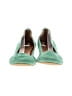 J.Crew Color Block Green Flats Size 6 - photo 2
