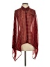 Millau 100% Polyester Houndstooth Red 3/4 Sleeve Blouse Size S - photo 1