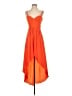 BCBGMAXAZRIA 100% Polyester Orange Cocktail Dress Size S - photo 1