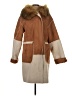 Zara Basic 100% Polyester Brown Coat Size S - photo 1