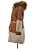 Zara Basic 100% Polyester Brown Coat Size S - photo 5