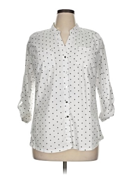 Cathy Daniels 3/4 Sleeve Button Down Shirt