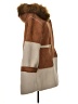 Zara Basic 100% Polyester Brown Coat Size S - photo 4