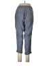 Old Navy Chevron-herringbone Blue Linen Pants Size L - photo 2