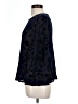 I. Joah Blue Black 3/4 Sleeve Blouse Size L - photo 5