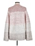 Basin and Range Tweed Silver Turtleneck Sweater Size M - photo 2