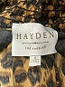 Hayden 100% Polyester Animal Print Gold Brown Shorts Size S - photo 3