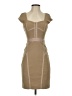 Rebecca Taylor Tan Cocktail Dress Size 0 - photo 1