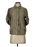 DKNY Green 3/4 Sleeve Button-Down Shirt Size S - photo 1