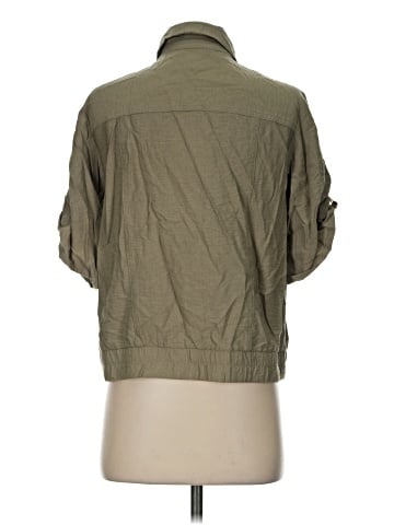 DKNY 3/4 Sleeve Button-Down Shirt (view 2)