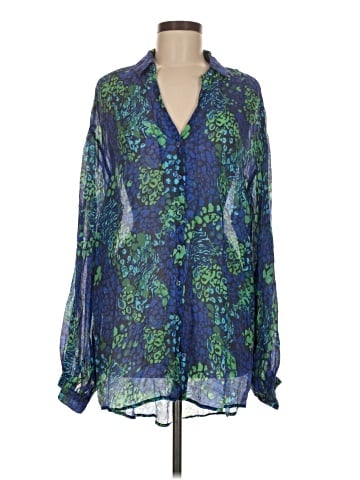 Never Fully Dressed Long Sleeve Blouse (view 1)