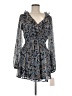 City Studio Paisley Blue Cocktail Dress Size M - photo 1
