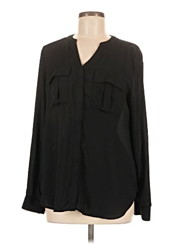 a.n.a. A New Approach Long Sleeve Blouse (view 1)