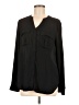 a.n.a. A New Approach 100% Polyester Black Long Sleeve Blouse Size M - photo 1