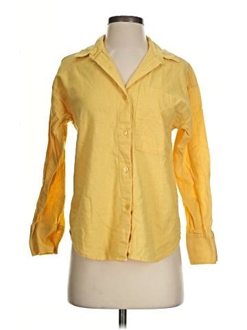 Abercrombie & Fitch 3/4 Sleeve Button-Down Shirt (view 1)