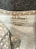 L.L.Bean 100% Cotton Polka Dots Ivory 3/4 Sleeve Button-Down Shirt Size S - photo 6