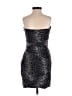 BCBGMAXAZRIA Animal Print Silver Cocktail Dress Size 2 - photo 2