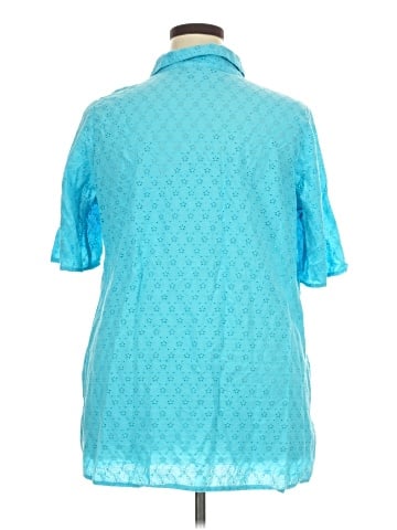 Jessica London Short Sleeve Blouse (view 2)