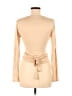 Unbranded 100% Polyester Tan Long Sleeve Top Size M - photo 2