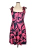 Nine Britton Print Pink Cocktail Dress Size 1X - photo 1