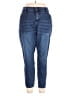 Evans Solid Blue Jeans Size 16 - photo 1