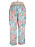 Jaclyn Smith Floral Teal Casual Pants Size 3X - photo 1