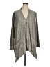 LOGO by Lori Goldstein Gray Cardigan Size XL - photo 1