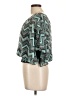 B.wear 100% Polyester Teal 3/4 Sleeve Blouse Size L - photo 5