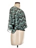 B.wear 100% Polyester Teal 3/4 Sleeve Blouse Size L - photo 4