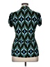Heart Soul Teal Short Sleeve Blouse Size XL - photo 2