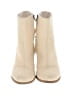 TOMS 100% Leather Ivory Ankle Boots Size 9 1/2 (wide) - photo 2