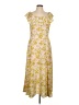BCBGeneration Floral Yellow Casual Dress Size 12 - photo 1