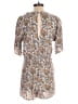 LOFT Beach 100% Rayon Paisley Brown Romper Size S - photo 2
